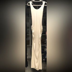 Sky Sauchet Maxi Dress worn once to a white party. Size small.